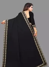 Fancy Cotton Saree With Blouse Piece For Women-thumb1