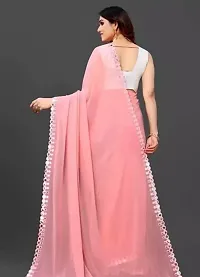 Fancy Cotton Saree With Blouse Piece For Women-thumb1