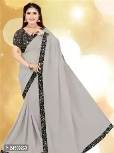 Fancy Cotton Saree With Blouse Piece For Women