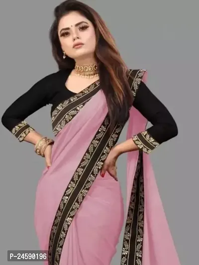 Fancy Cotton Saree With Blouse Piece For Women