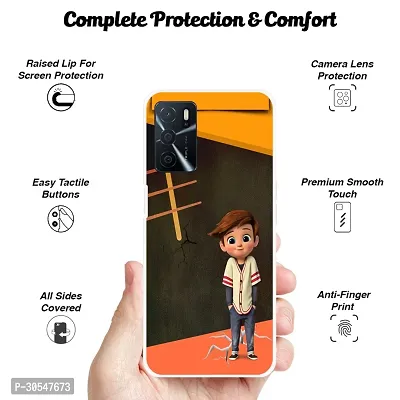 Protective Shockproof Flexible Back Cover for Oppo A16 Slim Silicone with Soft Lining Flexible Full Body Bumper Case for Oppo A60-thumb4