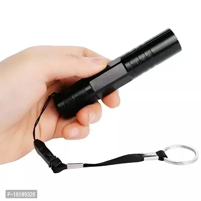 ZIGLY Mini Pocket LED Torch, Black-thumb5