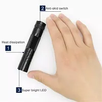 ZIGLY Mini Pocket LED Torch, Black-thumb2
