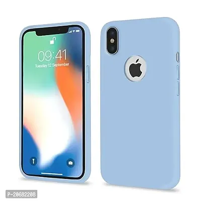 Trendy Turquoise Silicon iPhone X/Xs Back Cover-thumb0