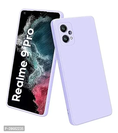 Trendy Purple Silicon  Realme 9 Pro 5G Back Cover Case