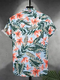 SMOWKLY Floral Printed Shirt || Spread Collar Shirt for Men || Graphic Printed Shirt for Men || Beach Shirt for Men-thumb2