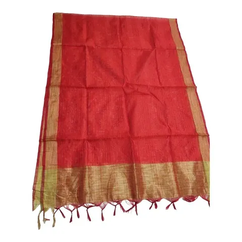 Chanderi Fancy Plain Dupatta -