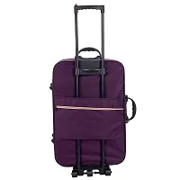 Trolley Bag (20inch) Polyester Check-In Soft Case Trolley Bag/Suitcase for Travel (Purple) Pack of 1-thumb4