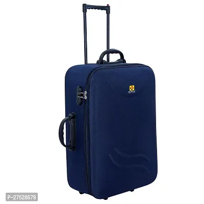 Trolley Bag (20inch) Polyester Check-In Soft Case Trolley Bag/Suitcase for Travel (Blue) Pack of 1-thumb5