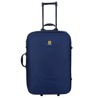 Trolley Bag (20inch) Polyester Check-In Soft Case Trolley Bag/Suitcase for Travel (Blue) Pack of 1-thumb1