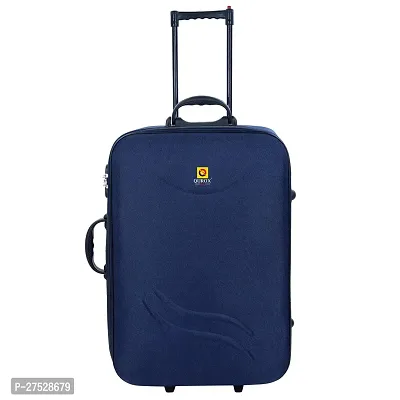 Trolley Bag (20inch) Polyester Check-In Soft Case Trolley Bag/Suitcase for Travel (Blue) Pack of 1-thumb2