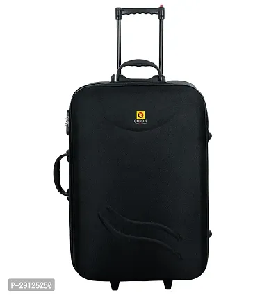 Combo Trolley Bag (20inch+24inch) Polyester Check In Soft Case Trolley / Bag Suitcase for Travel Black-thumb5