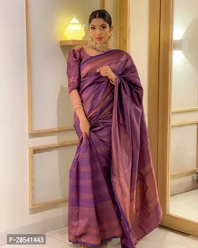 Beautiful Art Silk Saree with Blouse piece-thumb4