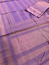 Beautiful Art Silk Saree with Blouse piece-thumb1