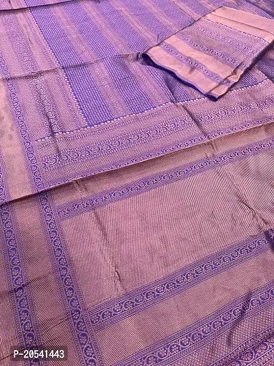 Beautiful Art Silk Saree with Blouse piece-thumb2