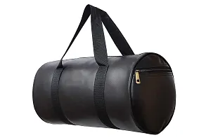 JAISBOY Black Gym Bag Combo Sports Men's Combo of Leather Gym Bag, Life Bottle Blue Shake Fitness Kit Accessories-thumb4