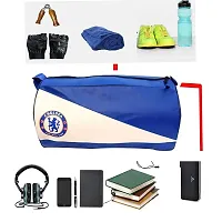 Gym Bag, Shoulder Bag, Sports Bag for Men  Women with Gloves for with Wrist Support Accessories (Black, Free Size)-thumb2