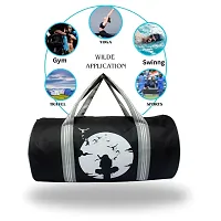 Anime printed Gym Bag Combo for Men Gym Bag with Gym Shaker Protein Life Sipper high quality Gym hand Gripper-thumb1
