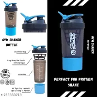 Combo Sports Bag Mens Gym Bag, Blue Wrist Support Band and Spider Shaker Bottle Fitness Anime printed Gym Bag-thumb4