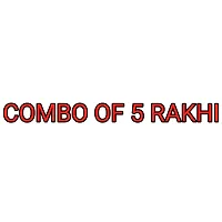 (Combo of 5) Satvikta Premium Quality Sanitized Lion Face Leo Rashi Rakhi with Roli and Chawal Designer thread rakhi for brother(Combo of 5)-thumb1