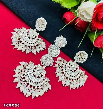 Fancy Earring With Tikaa Jewellery Sets For Women-thumb0
