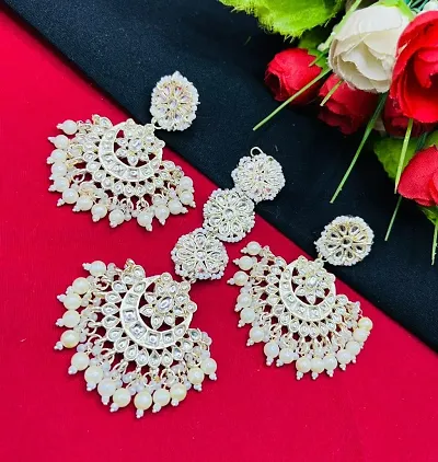Fancy Earring With Tikaa Jewellery Sets For Women