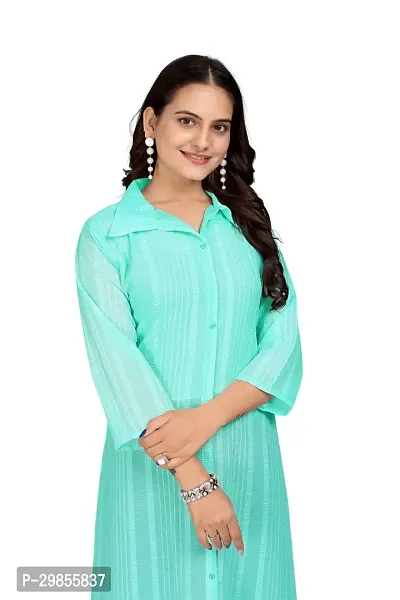 Trendy Chiffon Solid Kurta For Women Pack Of 2-thumb5