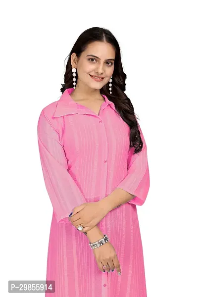 Trendy Chiffon Solid Kurta For Women Pack Of 2-thumb5