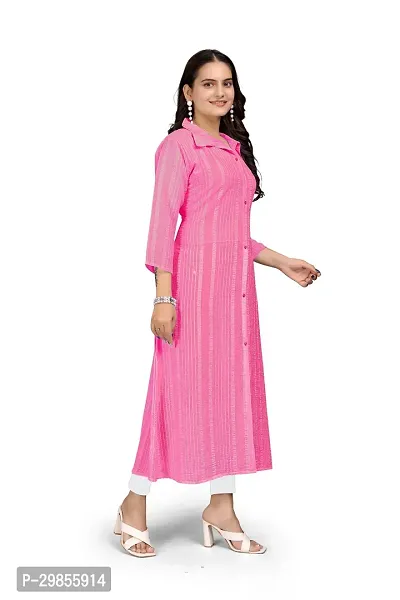 Trendy Chiffon Solid Kurta For Women Pack Of 2-thumb3