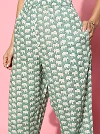 Trendy Polyester Printed Night Suit For Women-thumb3