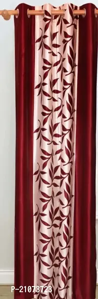 Stylish Multicoloured Polyester Printed Door Curtains-thumb0