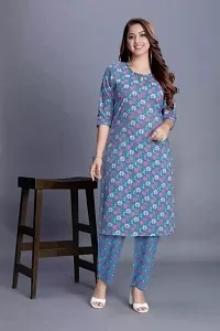 Classic Cotton Printed Kurta Bottom Set for Women-thumb4