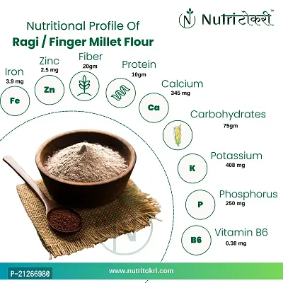 NutriTokri Ragi Flour 1/2 KG-thumb5