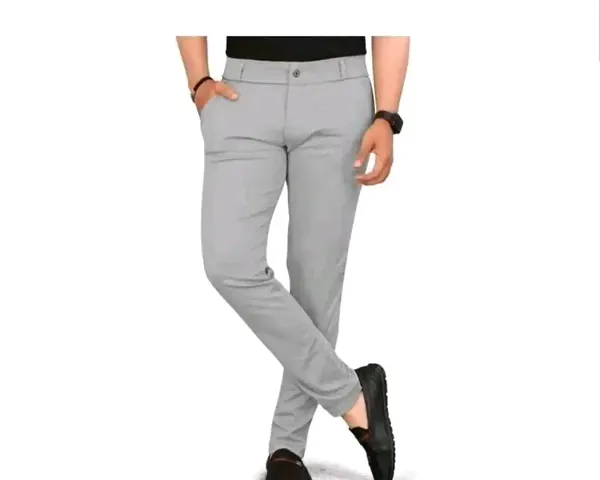 Mens Regular Fit Formal Trousers