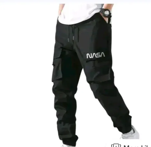 Stylish Polyester Cargos For Men