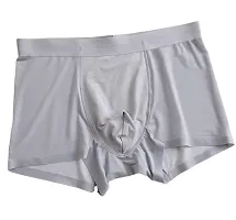 Comfy Nylon Solid Trunks Pack Of 3-thumb3