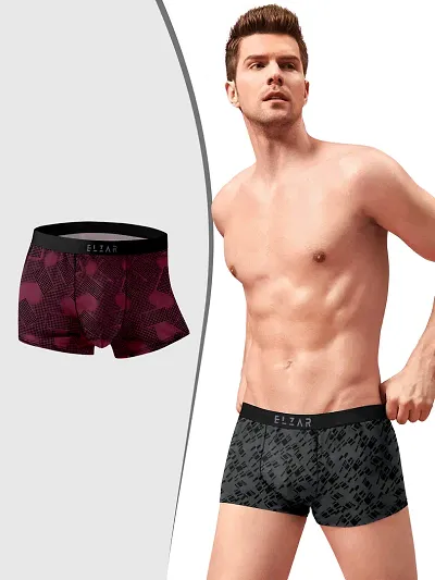 Stylish Nylon Trunks for Men, Pack of 2