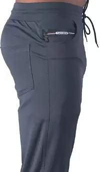 Grey Colored Track Pants-thumb2