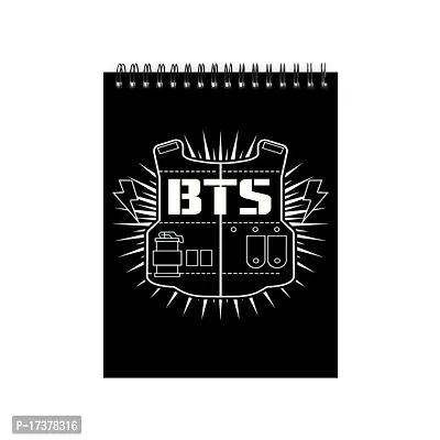 BTS Army Logo Sketch Book  Unrulled Diary A4 Size