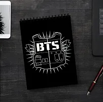 BTS Army Logo Sketch Book  Unrulled Diary A4 Size-thumb1