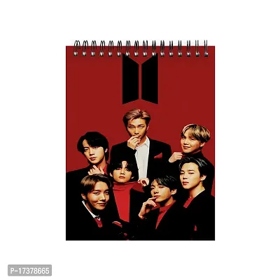 Unique BTS Member Sketch Book | Unrulled Diary | A4 Notepad | Writing Journal