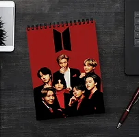 Unique BTS Member Sketch Book | Unrulled Diary | A4 Notepad | Writing Journal-thumb2