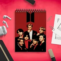 Unique BTS Member Sketch Book | Unrulled Diary | A4 Notepad | Writing Journal-thumb1