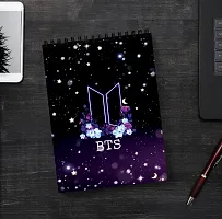 Aesthetic Flowery BTS Army Design Sketch Book | Unrulled Diary .-thumb1