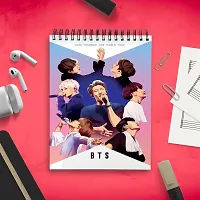 Love Yourself BTS Member Sketch Book | Unrulled Diary | A4 Notepad-thumb2