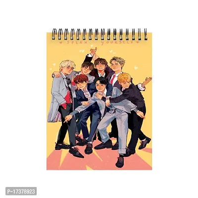 Speak Yourself BTS Sketch Book | Unrulled Diary | A4 Notepad.