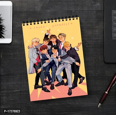 Speak Yourself BTS Sketch Book | Unrulled Diary | A4 Notepad.-thumb2