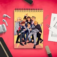 Speak Yourself BTS Sketch Book | Unrulled Diary | A4 Notepad.-thumb2