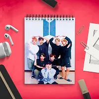 Love BTS Member Sketch Book | Unrulled Diary | A4 Notepad.-thumb2