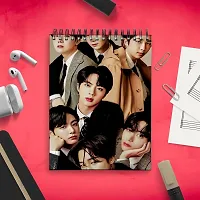 BTS Member Group Sketch Book | Unrulled Diary | A4 Notepad | Writing Journal-thumb2